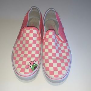 Pink Checkered Vans